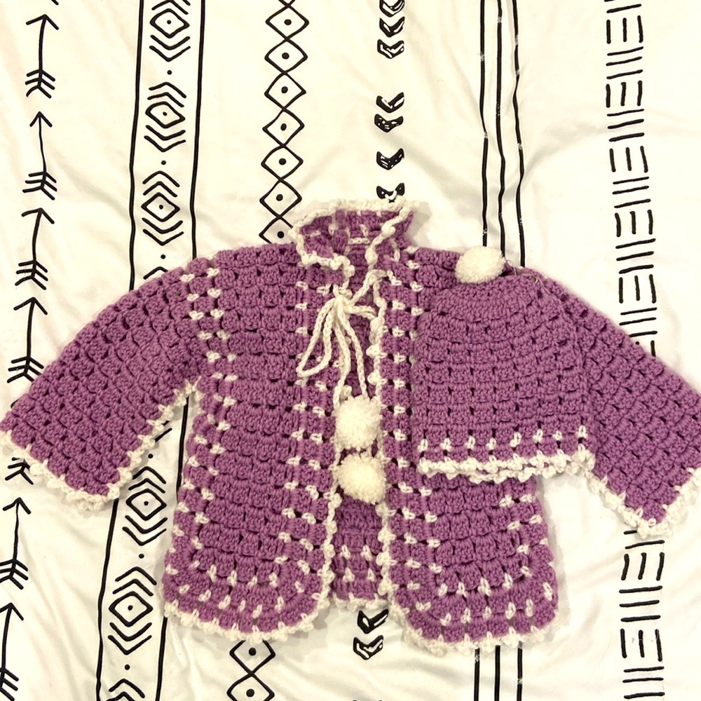 Gorgeous Handmade Sweater and Hat